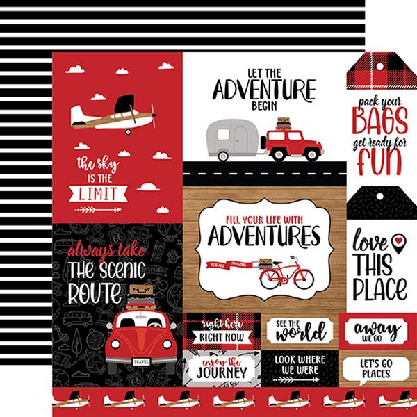 Let's Go Anywhere: Multi Journaling Cards