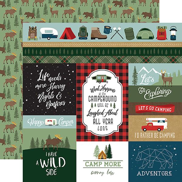 Let's Go Camping: Multi Journaling Cards