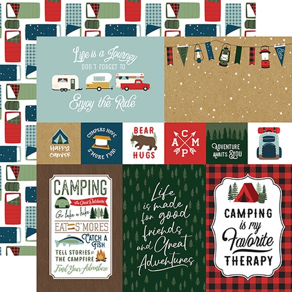Let's Go Camping: 4X6 Journaling Cards