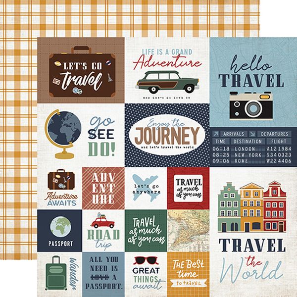 Let's Go Travel: Multi Journaling Cards