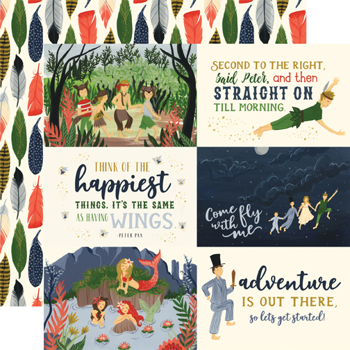 Lost in Neverland: 6x4 Journaling Cards