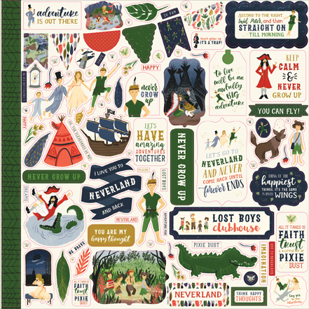 Lost in Neverland Element Sticker