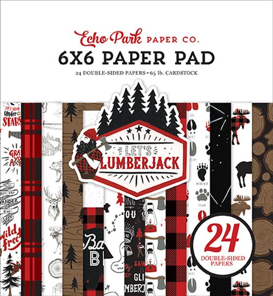 Let's Lumberjack 6x6 Paper Pad
