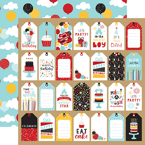Magical Birthday Boy: Tags DS Paper