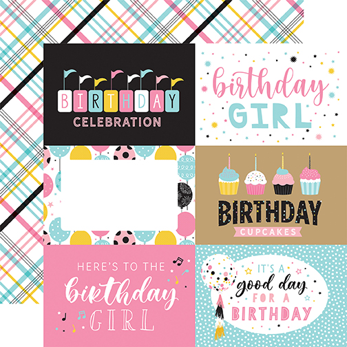 Magical Birthday Girl: 6X4 Journaling Cards