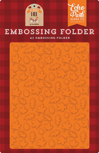 My Favorite Fall: Fall is in the Air Embossing Folder