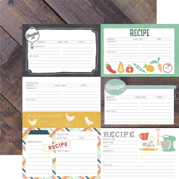 Made From Scratch: Recipe Cards