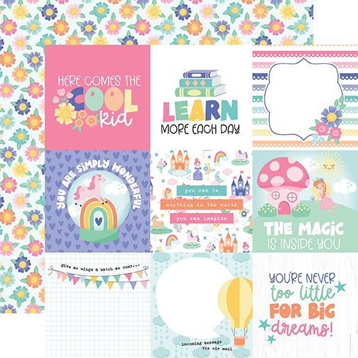 My Little Girl: 4x4 Journaling Cards DS Paper