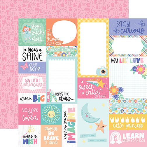 My Little Girl: Multi Journaling Cards DS Paper