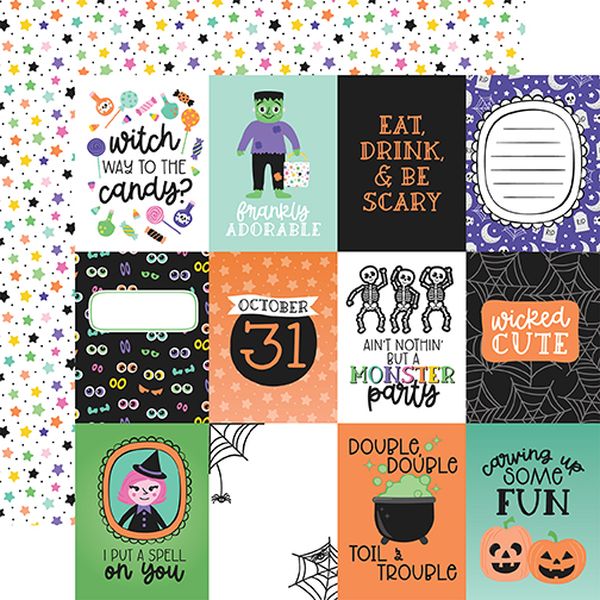 Monster Mash: 3x4 Journaling Cards DS Paper