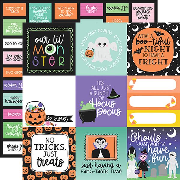 Monster Mash: 4x4 Journaling Cards DS Paper DS Paper