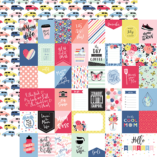 I Am Mom: Multi Journaling Cards DS Paper