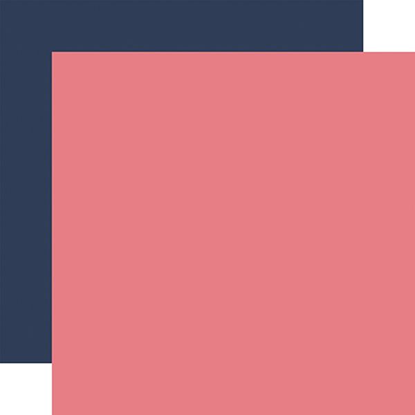 Our Story Matters: Dk. Pink / Navy -Coordinating Solid