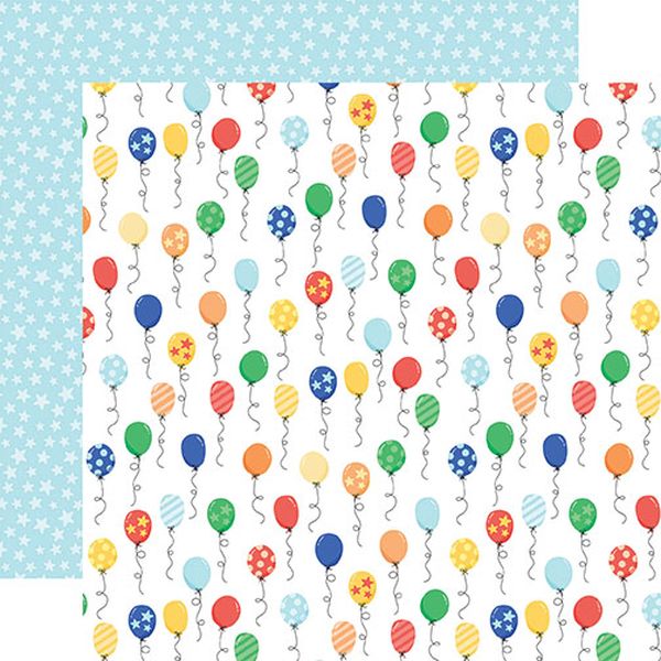 Make a Wish Birthday Boy: Party Time Balloons  DS Paper