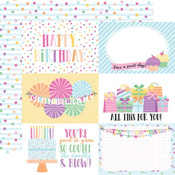 Make a Wish Girl: 6x4 Journaling Cards