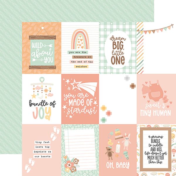 Our Baby Girl: 3x4 Journaling Cards
