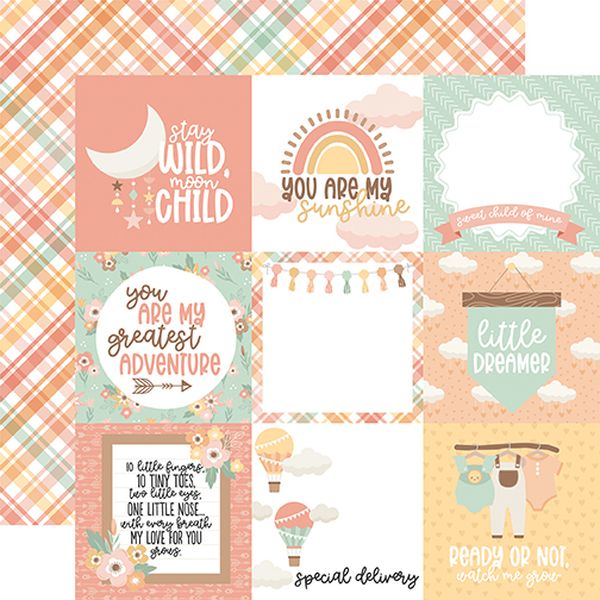 Our Baby Girl: 4x4 Journaling Cards