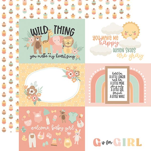 Our Baby Girl: 6x4 Journaling Cards