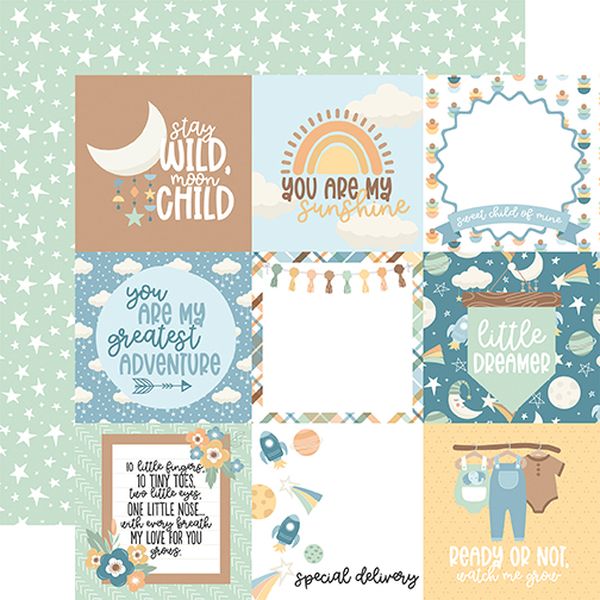Our Baby Boy: 4x4 Journaling Cards