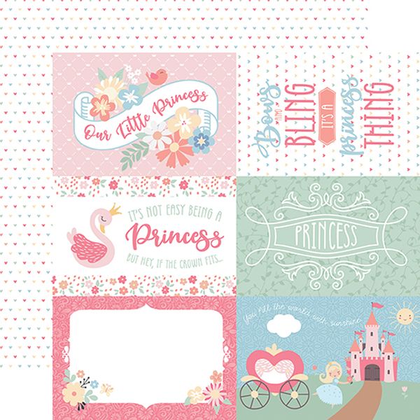 Our Little Princess: 6X4 Journaling Cards