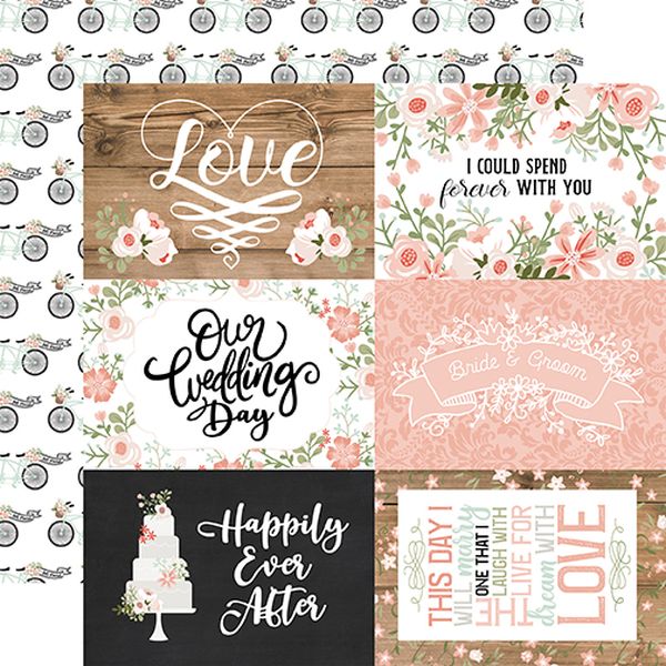 Our Wedding: 6X4 Journaling Cards