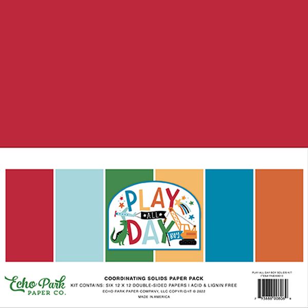 Play All Day- Boy Solids Kit
