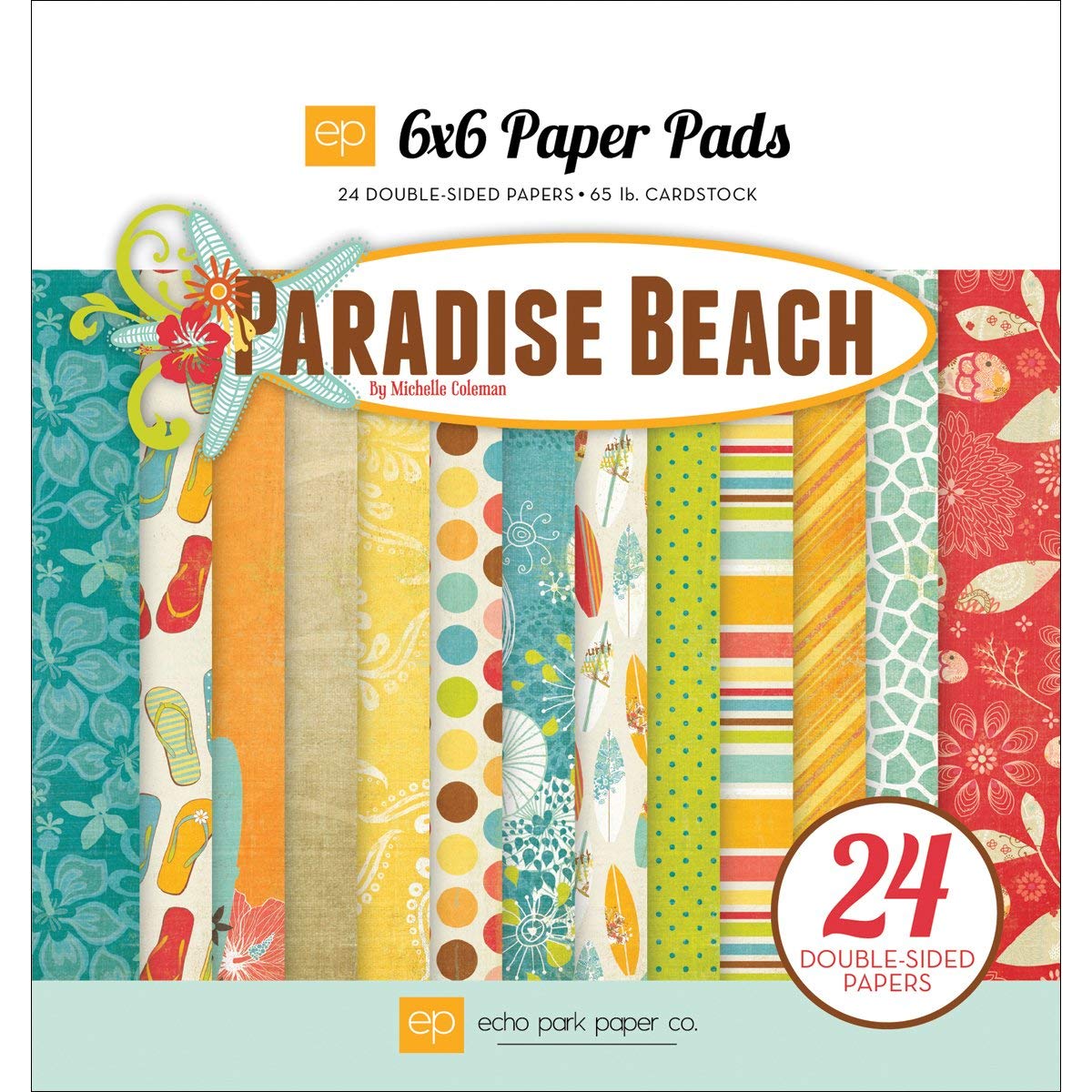 Paradise Beach 6x6 Paper Pad