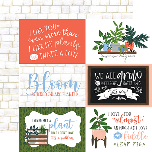 Plant Lady: 6X4 Journaling Cards