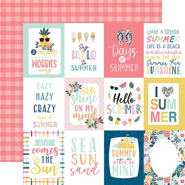 Pool Party: 3X4 Journaling Cards