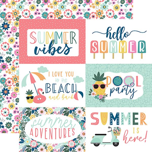 Pool Party: 6X4 Journaling Cards