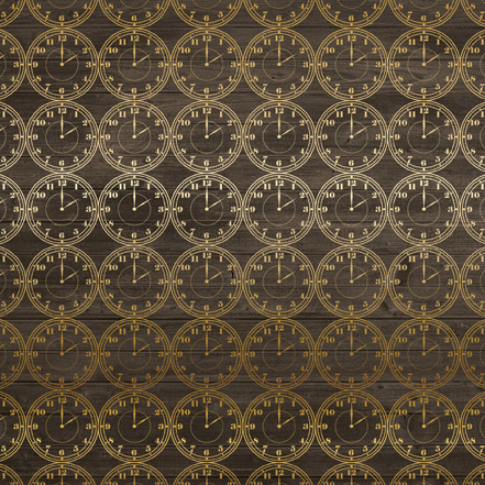 Pinstripes: Clock Foil Paper