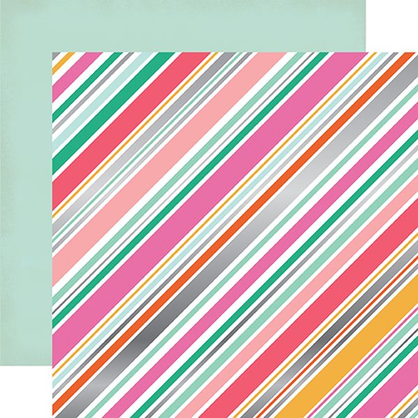 Party Time: Diagonal Stripe Foil Paper