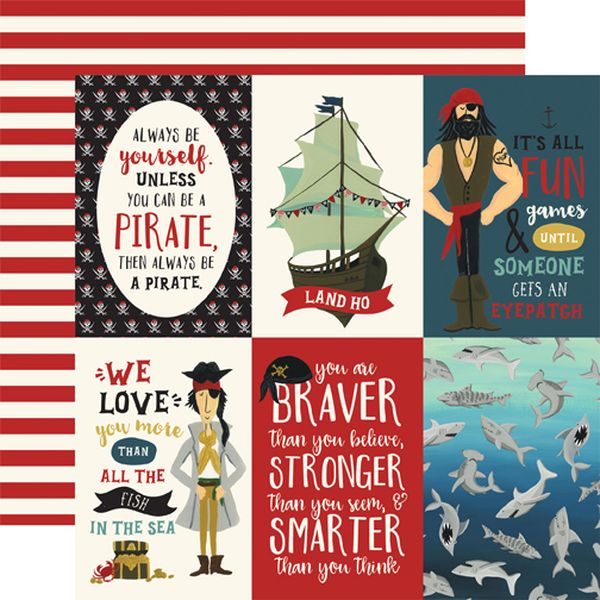 Pirate Tales: 4x6 Journaling Cards