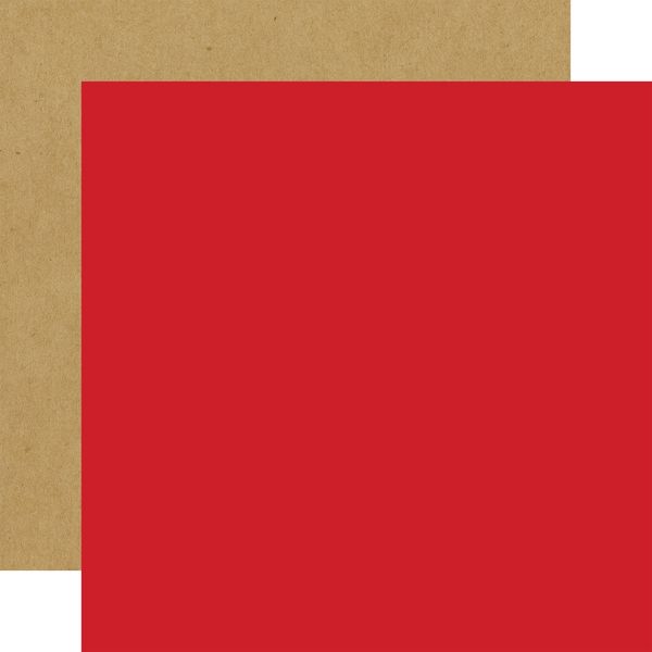 Remember the Magic: Red / Kraft Coordinating Solids Paper