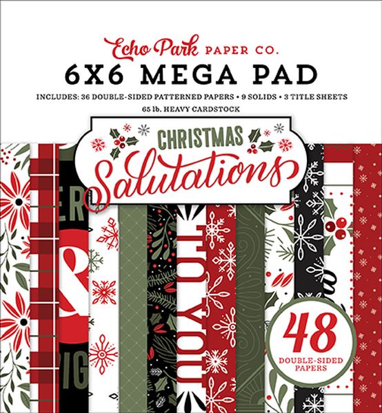 Salutations Christmas Cardmakers 6x6 Mega Pad
