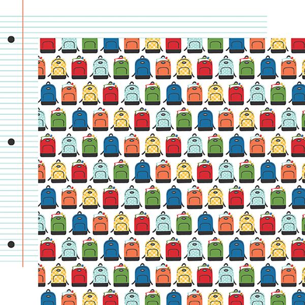 I Love School: Backpacks DS Paper