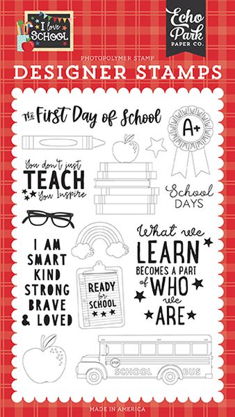 First Day of School Stamp Set
