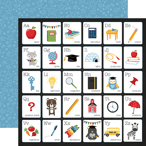 School Rules: Alphabet DS Paper