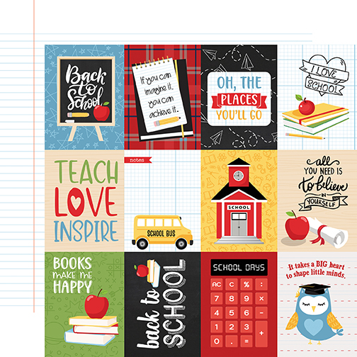 School Rules: 3x4 Journaling Cards DS Paper