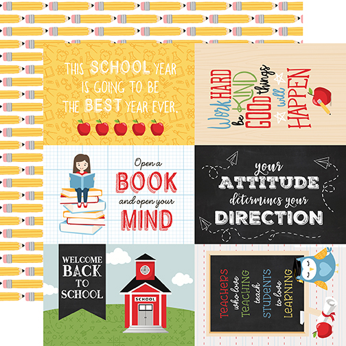 School Rules: 4x6 Journaling Cards DS Paper