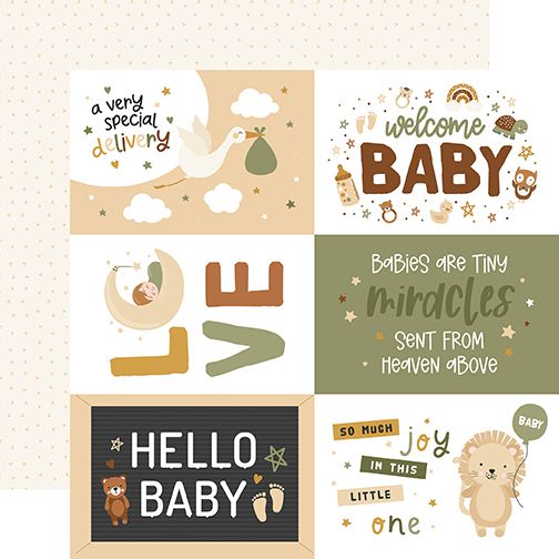 Special Delivery Baby: 6x4 Journaling Cards