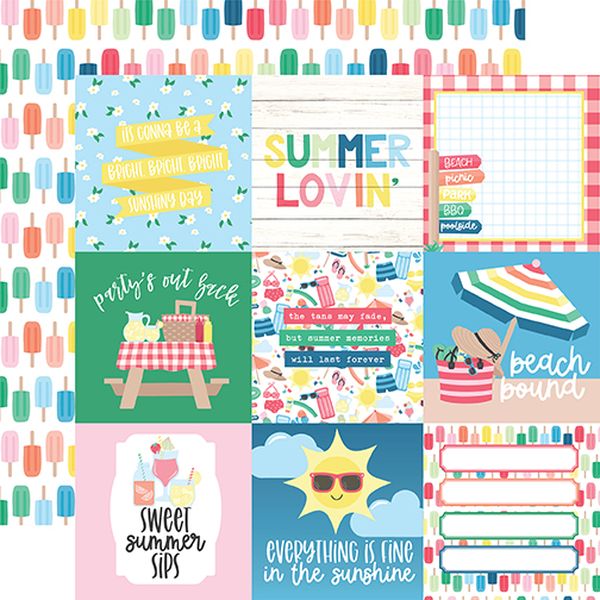 Sun Kissed: 4x4 Journaling Cards