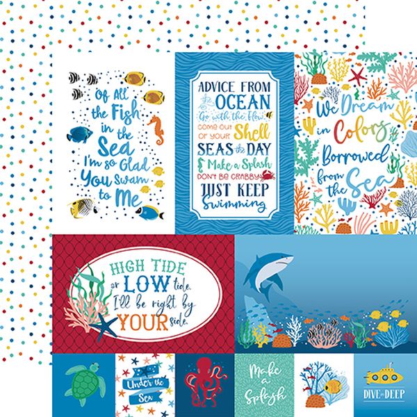 Sea Life: 4x6 Journaling Cards