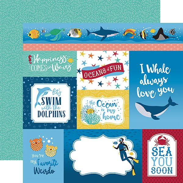 Sea Life: Multi Journaling Cards