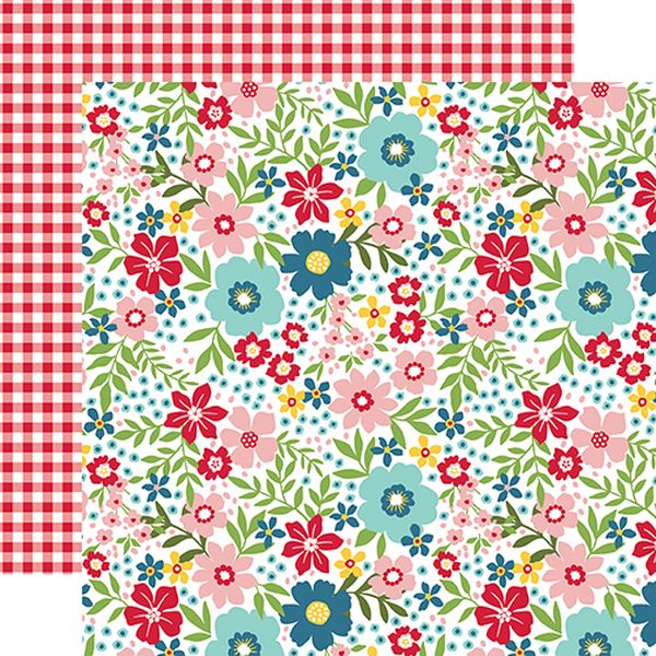 A Slice of Summer: Summer Floral DS Paper