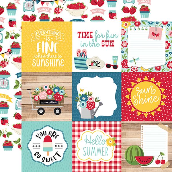 A Slice of Summer: 4X4 Journaling Cards