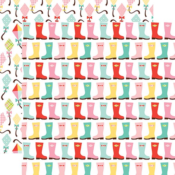 Spring Fling: Rainboots DS Paper