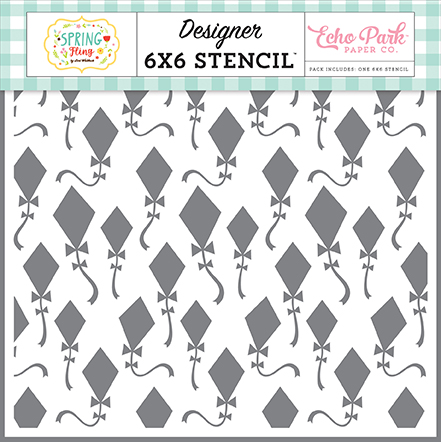 Fly Kites 6x6 Stencil Set