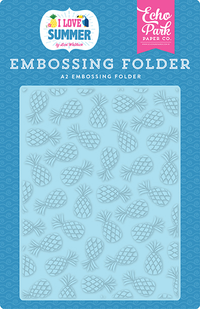 Embossing Folder- Summer Pineapples