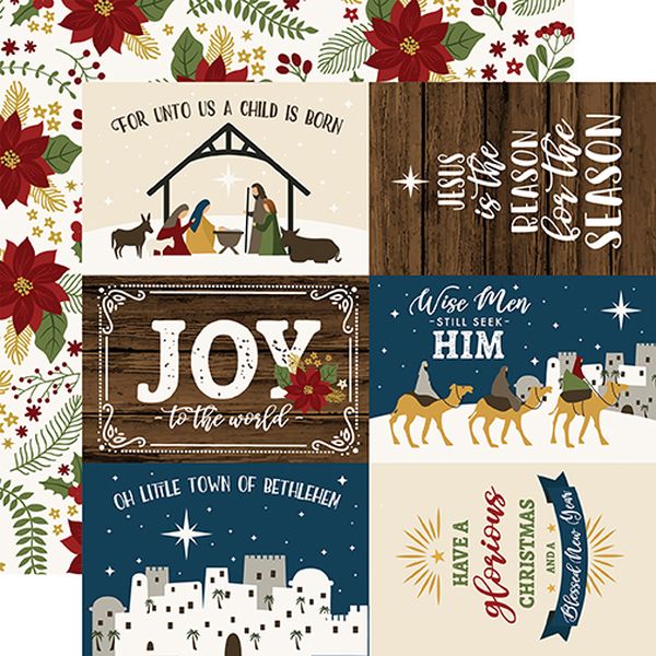 The First Noel: 6X4 Journaling Cards
